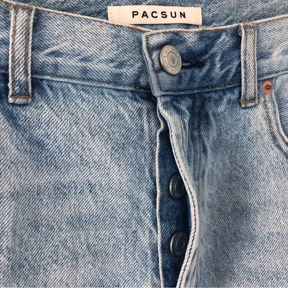 EUC Men’s PacSun Eco Patch Rigid Straight Jeans Vintage Loose Size 30 x 30 - Picture 7 of 8